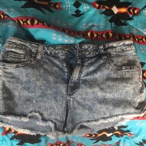 Denim shorts